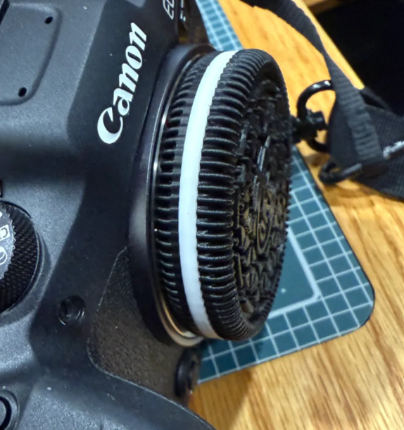 Canon EOS RF Body Cap Oreo Version