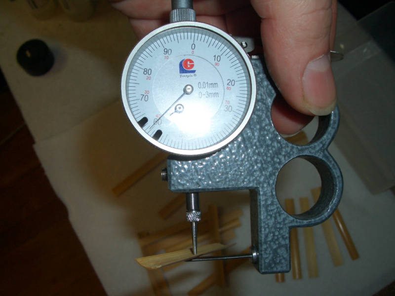 20 Gouged Oboe Reed cane 10.75 Diameter