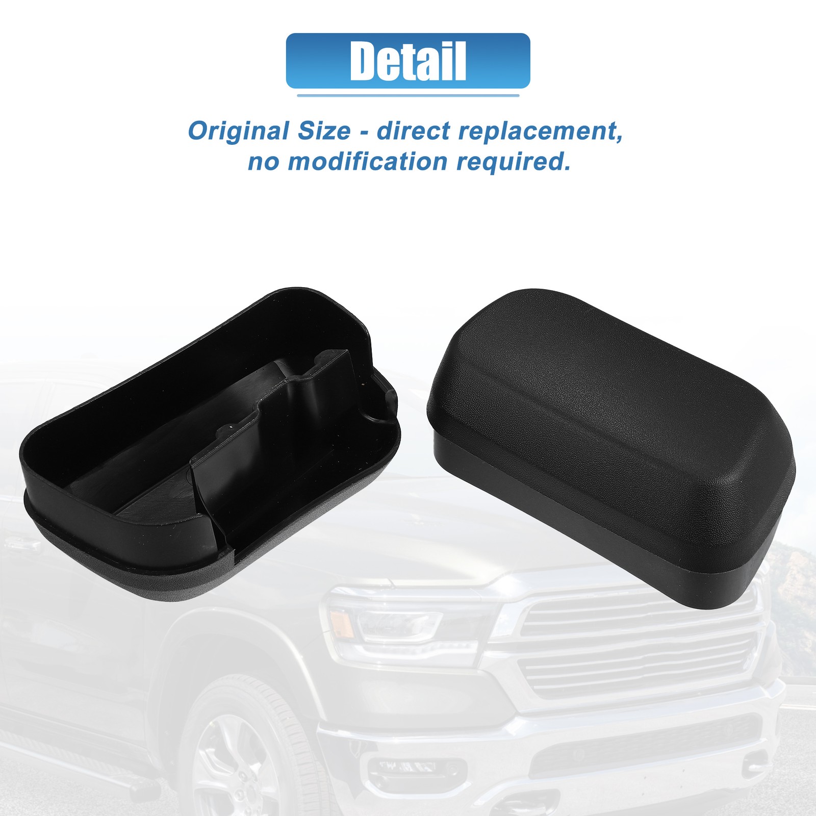 Piece of 2 Running Board End Cap 68193113AA fit for Ram 1500 2013-2022