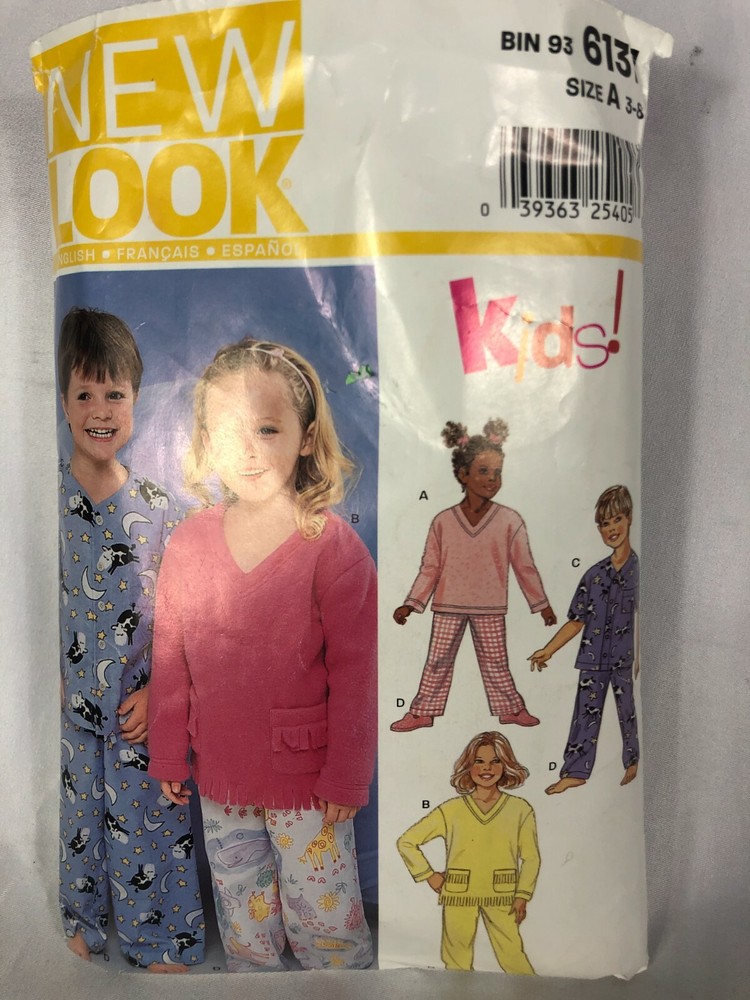 New Look Kids! Size A 3-8     A