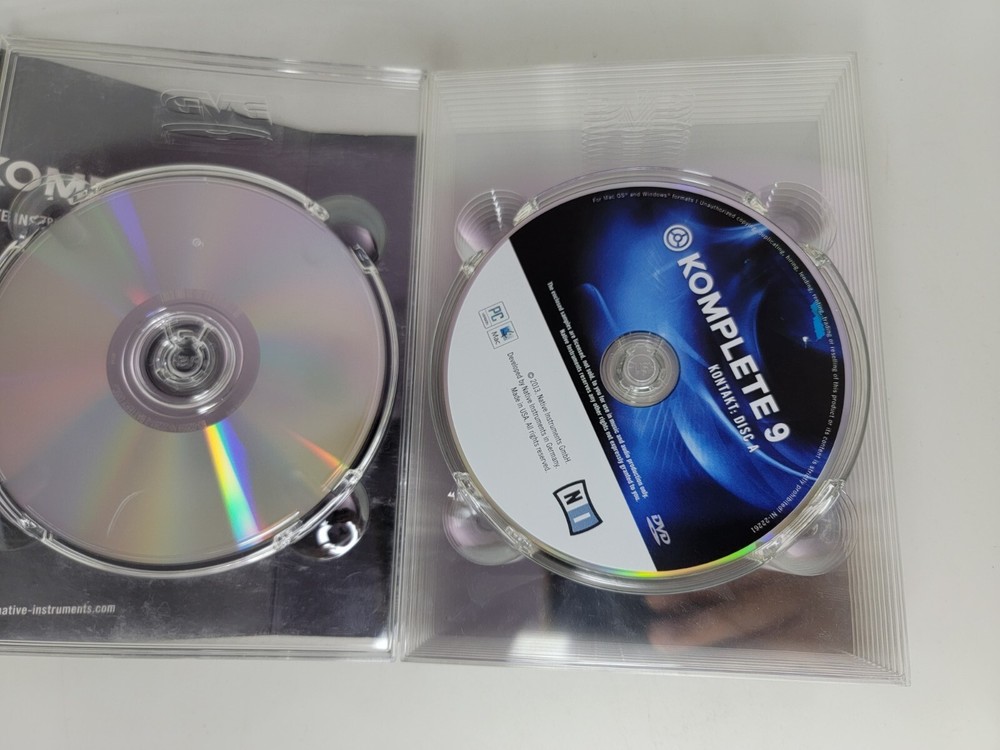 Komplete 9 Native Instruments & Effects Collection 12 Discs No Serial SHIPS FAST