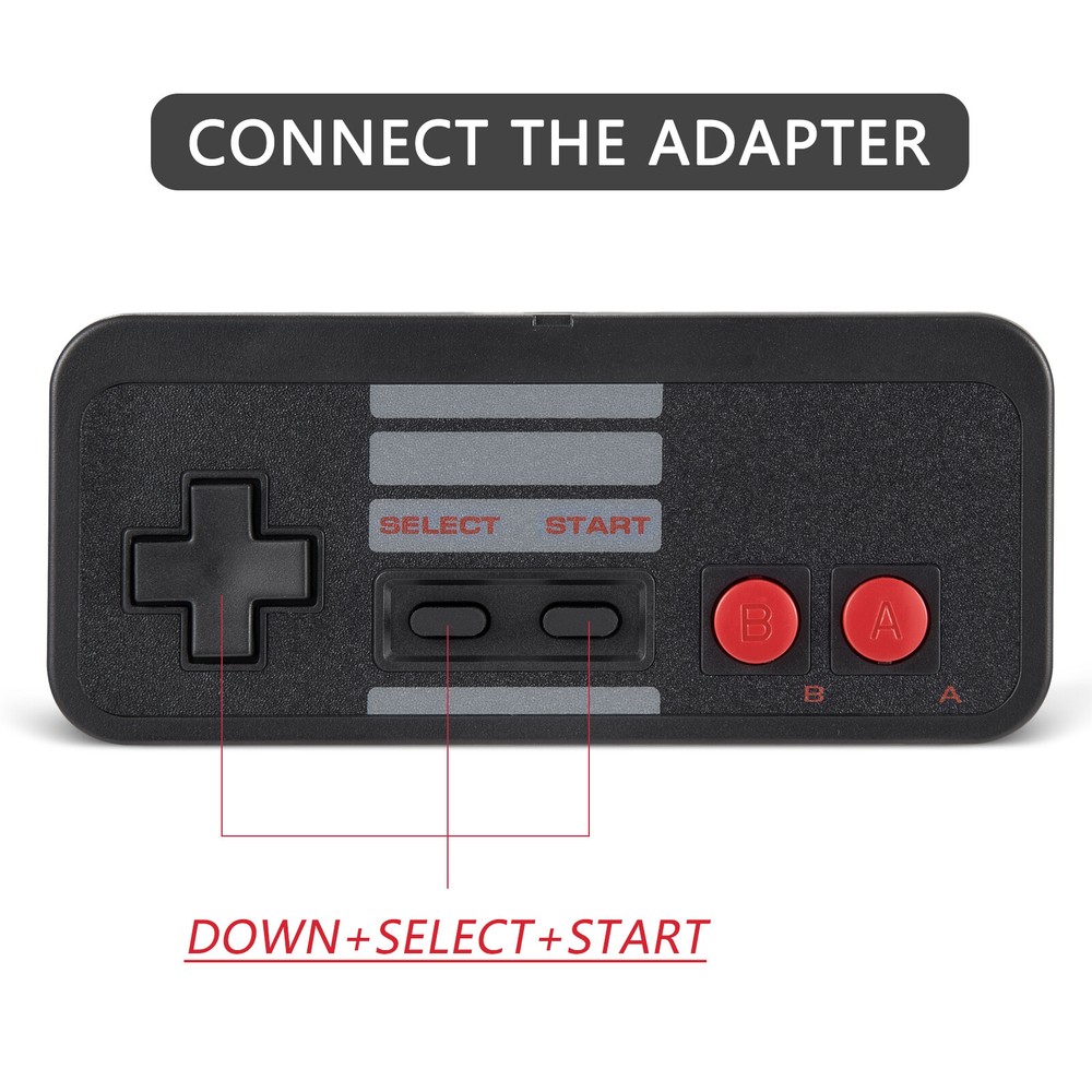 2.4G Wireless NES USB Controller Joypad Receiver For PC MAC Windows Raspberry Pi