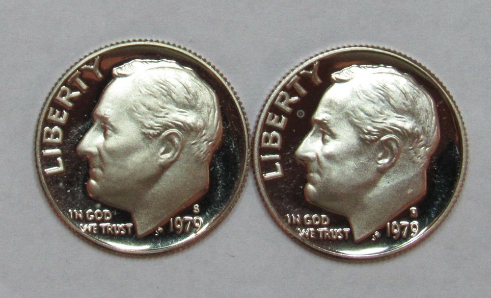 1979 S Type 1&2 Proof Roosevelt Dimes