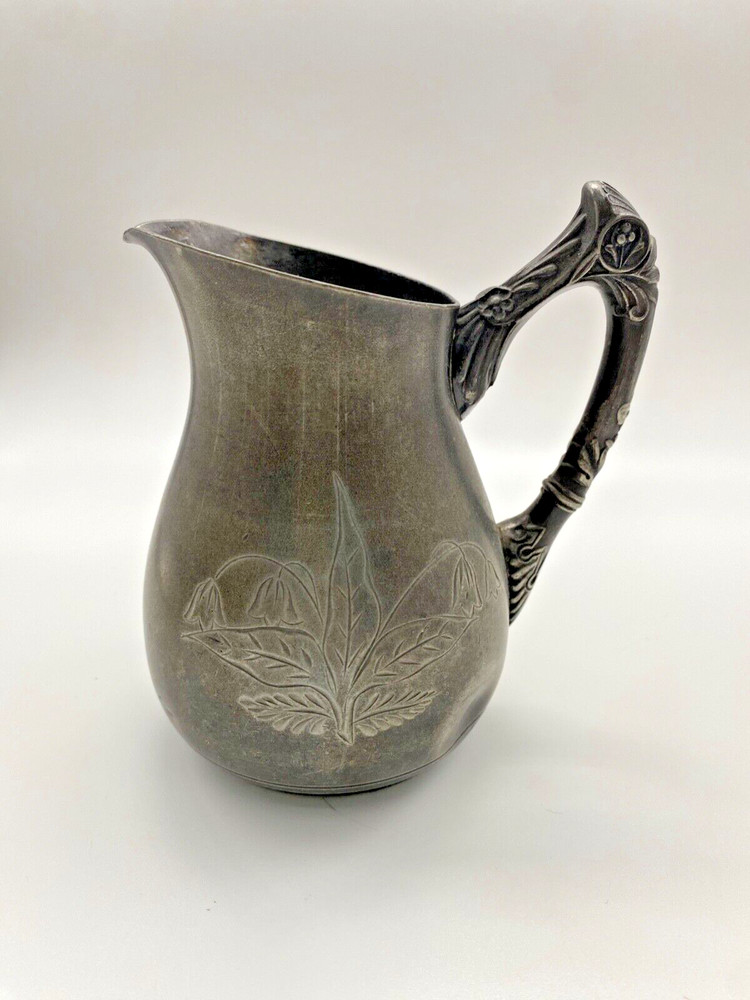Vintage Imperial Silverware Co. triple plated small pitcher - heavy patina. 5"H
