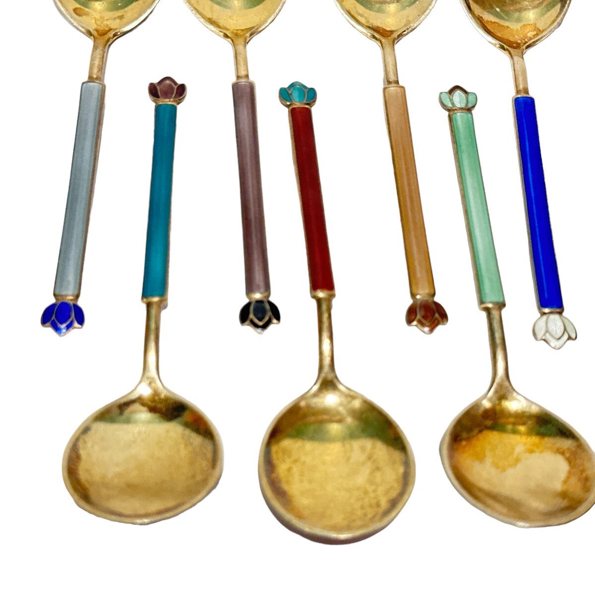 David Andersen Norway Sterling Enamel Demitasse CHOICE OF ONE