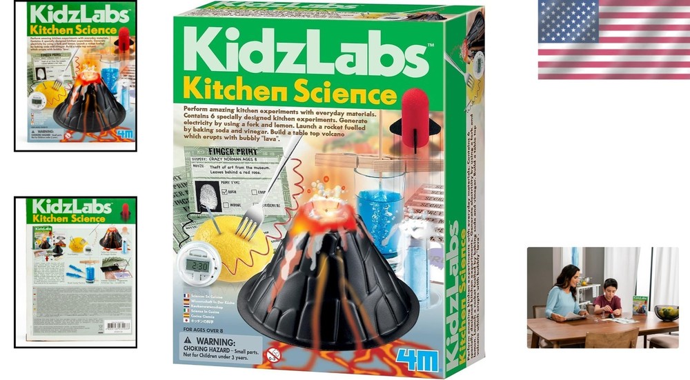 Transform Your Kitchen into a Science Lab with 4M DIY STEM Kit for Ages 8+