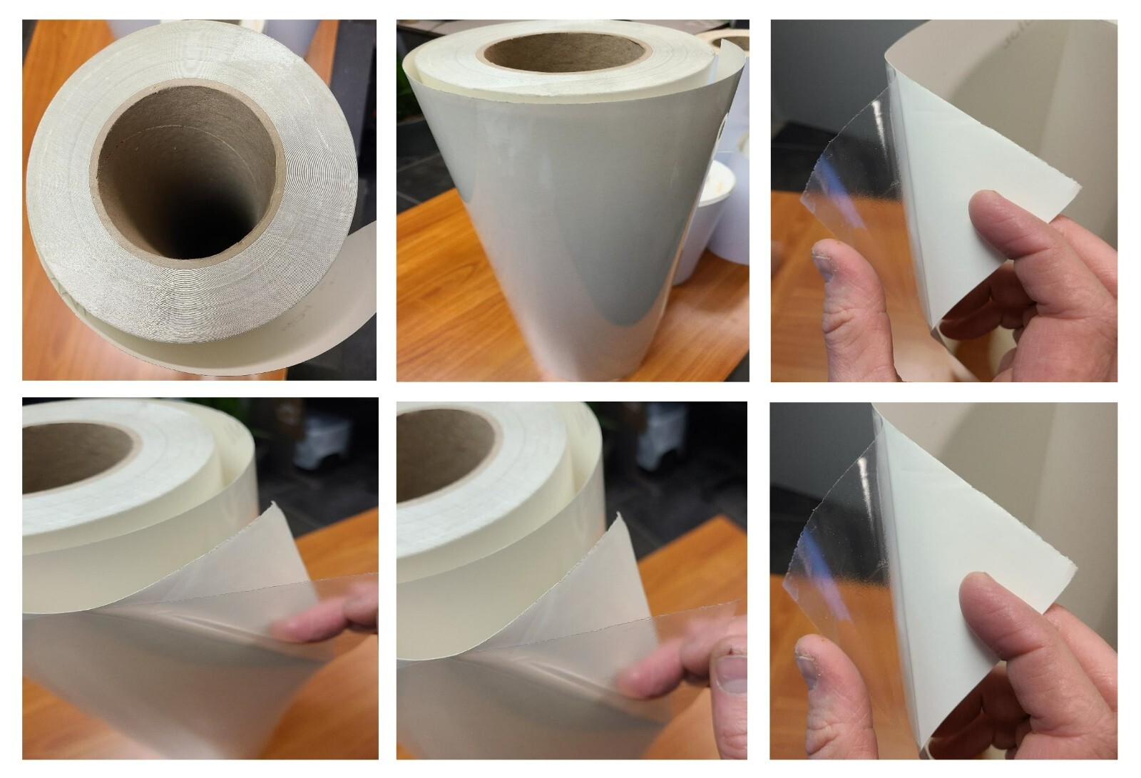 3.0 mil Gloss Clear Transparent Cut Sign Vinyl PVC Self-Adhesive 5-Year Film