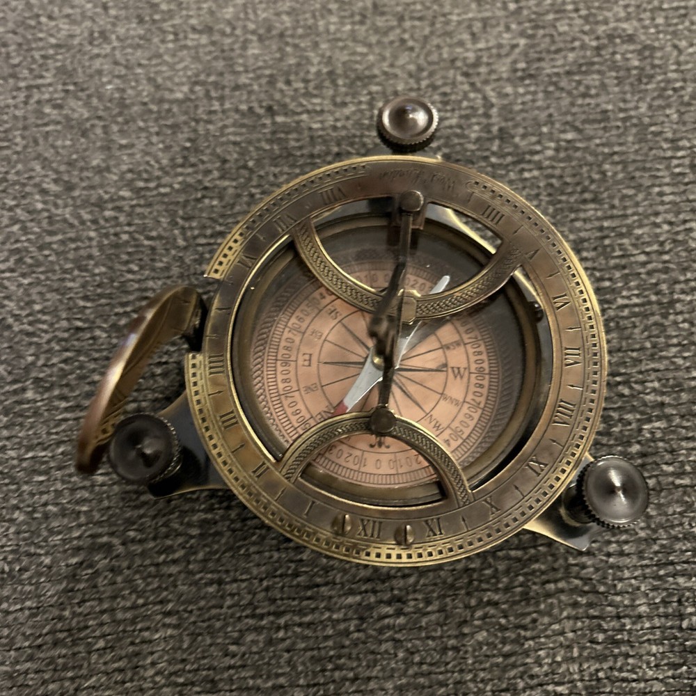 4" Sundial Compass -  Sun Dial Navigation