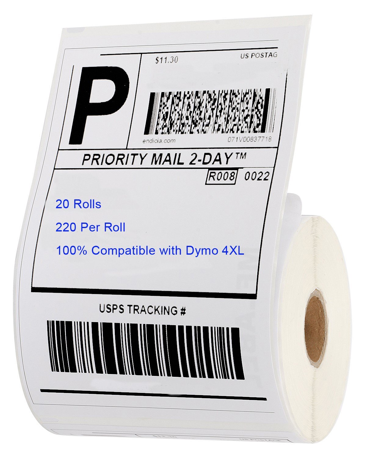 For DYMO 4XL Thermal Shipping Labels 4" x 6" (2) to (80) Rolls 1744907 220/Roll