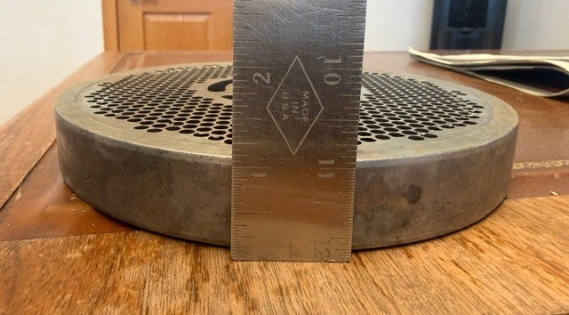 Meat Grinder Plate 200 3/16 Dixie