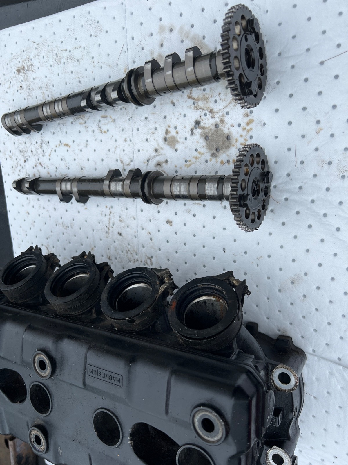 1998-2001 Yamaha R1 Yzf 1000 engine motor cylinder head camshaft cam valve cover