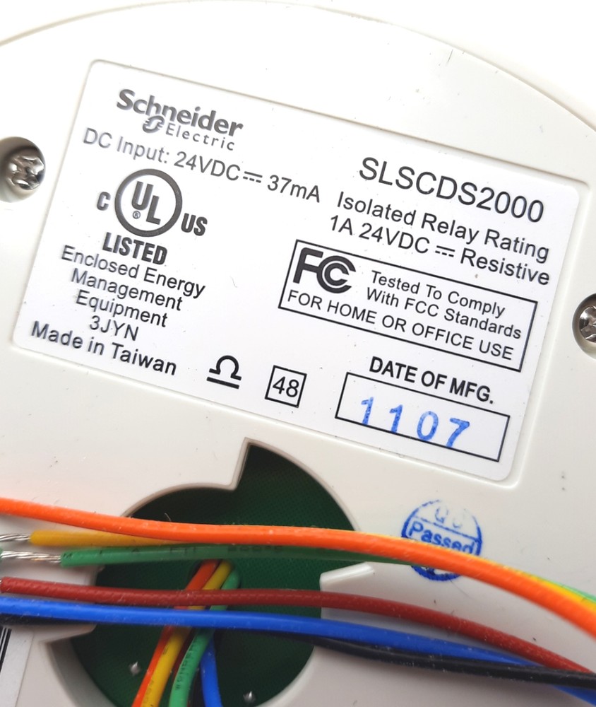 Schneider SLSCDS2000 LED Motion Indicator Sensor 24VDC 2000sq. ft.