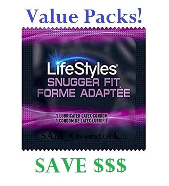 Lifestyles SNUGGER FIT SMALL Condoms - Value Packs ~ Save $$$