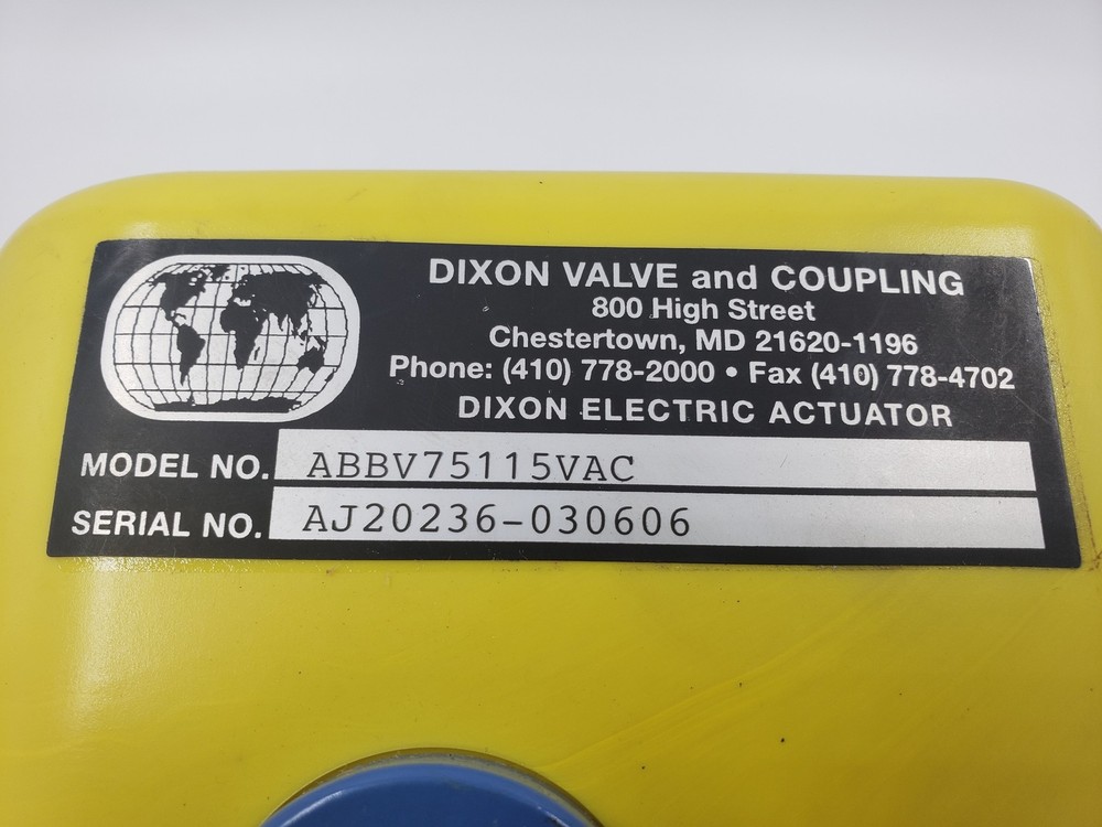 Dixon Valve electric Actuator ABBV75115VAC