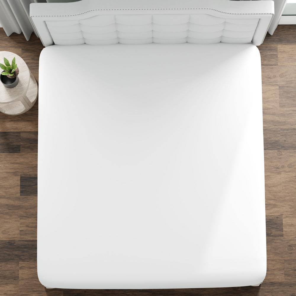 Waterproof Vinyl Fitted King Mattress Protector