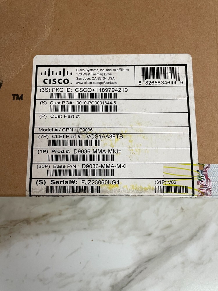 Cisco D9036-MMA-MKI Multi Modular Audio Card