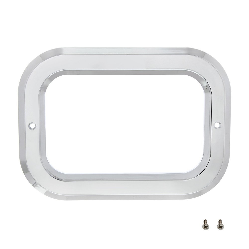 10499 Rectangular Light Plastic Bezels for Grommet Mounted Lights 1 unit