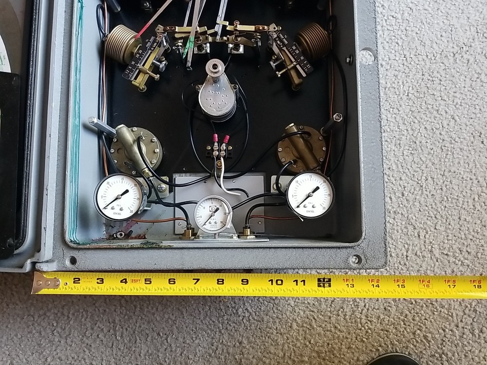 Powers Regulator Co Type 101-0496 Model IN2 Circular Chart Recorder Steampunk