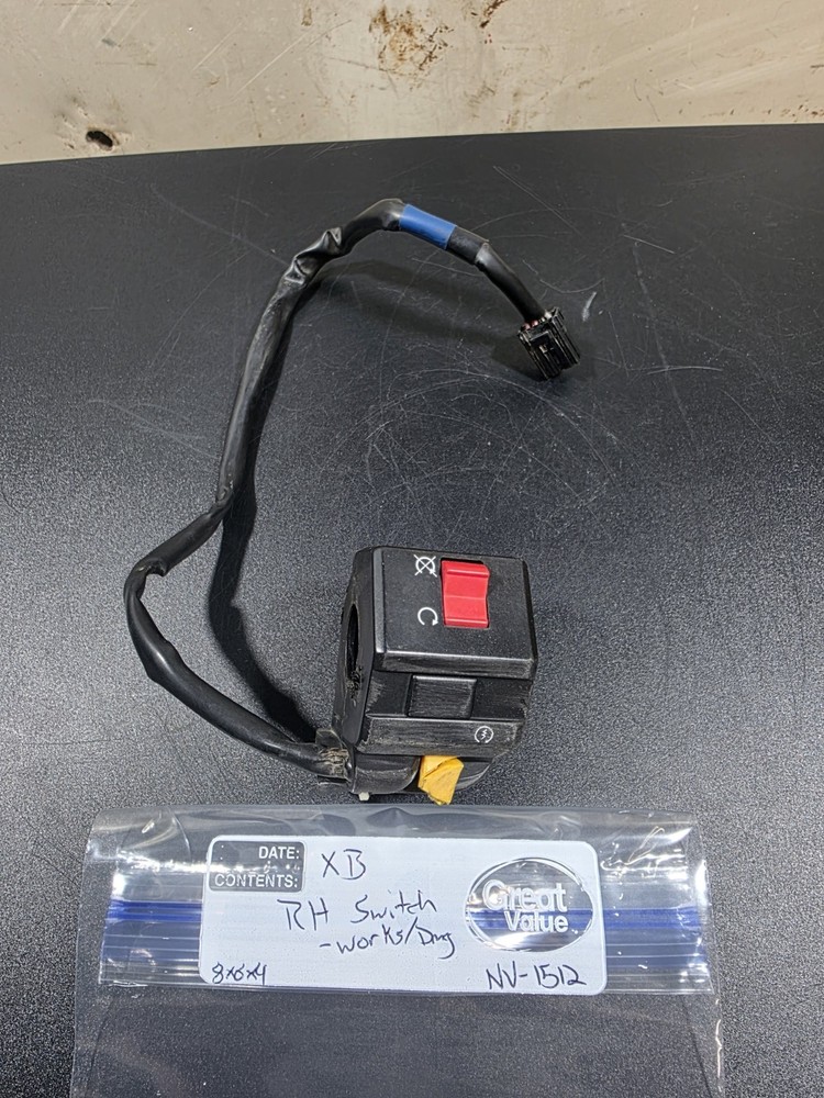 Buell Lightning Firebolt Ulysses Starter Switch Right Handlebar Switch #NV-1512