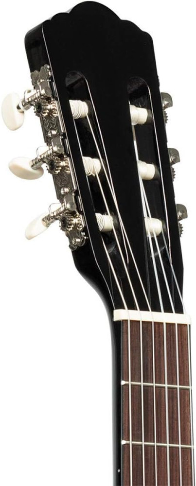 6 String Classical Guitar, Right, Black, Full (SCL50-BLK)