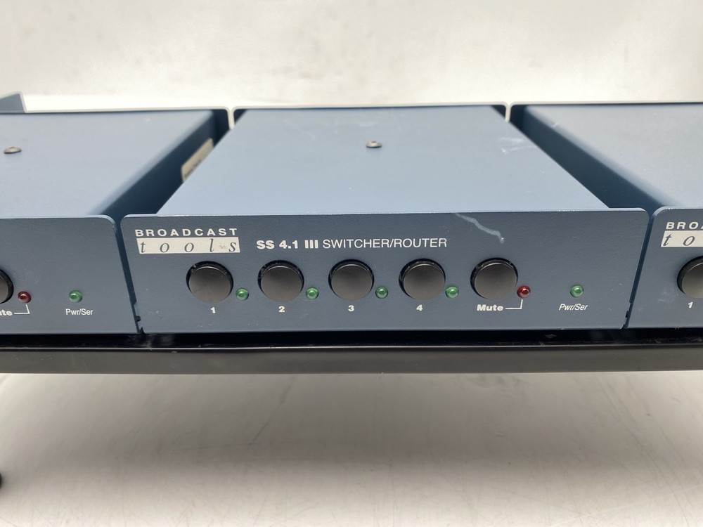 Broadcast Tools Bundle 2x SS 4.1 III & SS 4.1 Plus Audio Switcher/Router