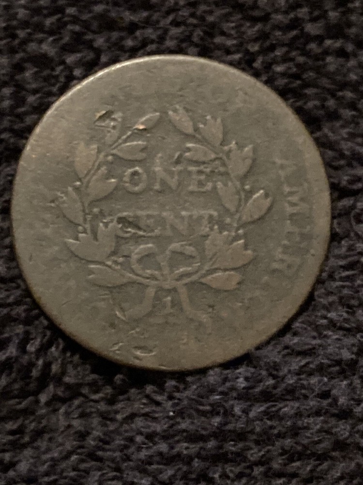 1802 Large Cent, circulated US coin