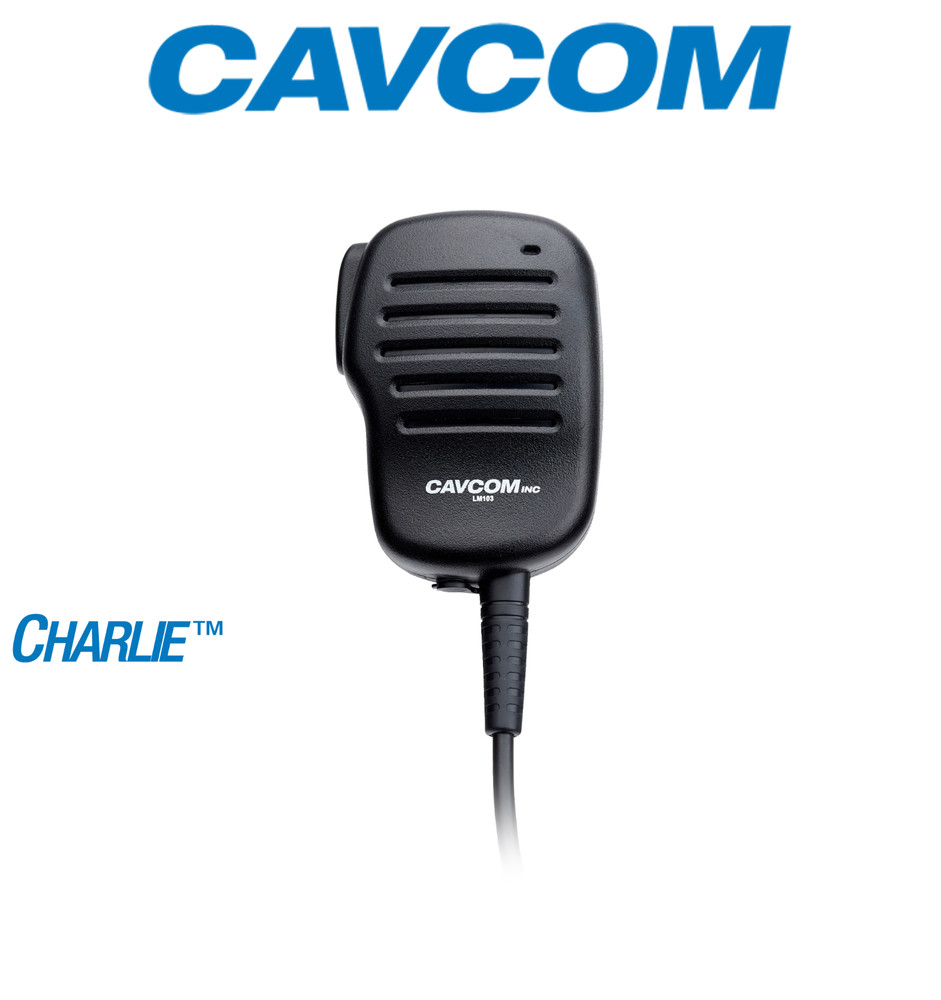 CavCom Lapel Mic Compatible with Kenwood Radios