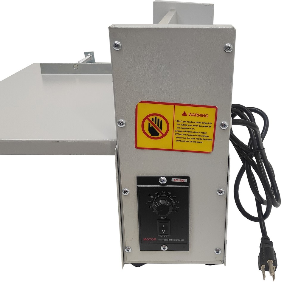 Electric Adhesive Marking Machine Automatic 400mm Sticker Half Cutting Machine