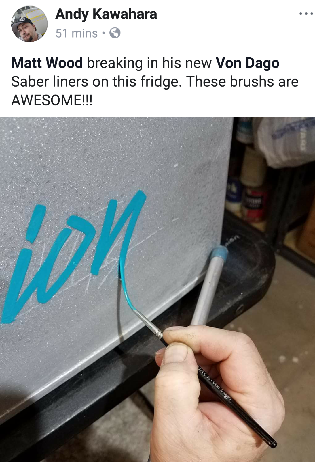 # 6 Lettering Outlining Brush by Andrew Mack - Von Dago "PRO SERIES"