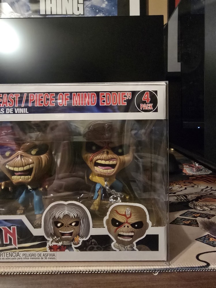 Funko Pop! Rocks Iron Maiden Eddie Vinyl 4 Pack GITD AE Exclusive
