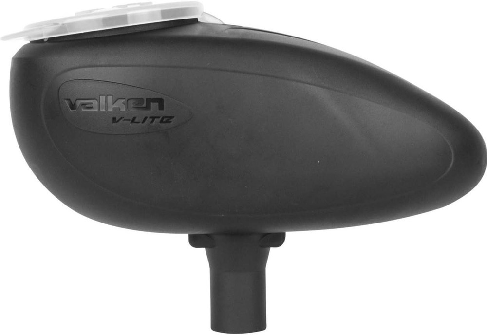 Integrated 200 Round Gravity-Fed Paintball Loader - Quick Loading & Clear Lid