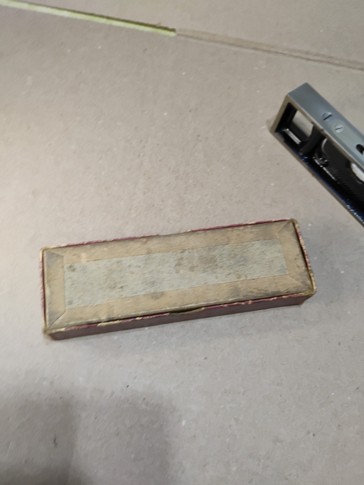 Vintage Starrett No. 132 Iron Level 6" Machinist Level w/ Original Box