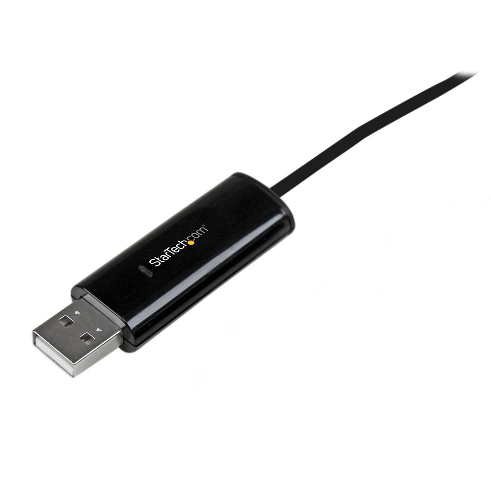 StarTech 2 Port USB KM Switch Cable w/ File Transfer for PC and Mac SVKMS2