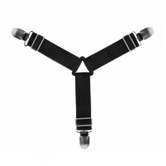 8 Pack Bed Sheet Clips with Strong Grip - Durable Triangle Design Fasteners