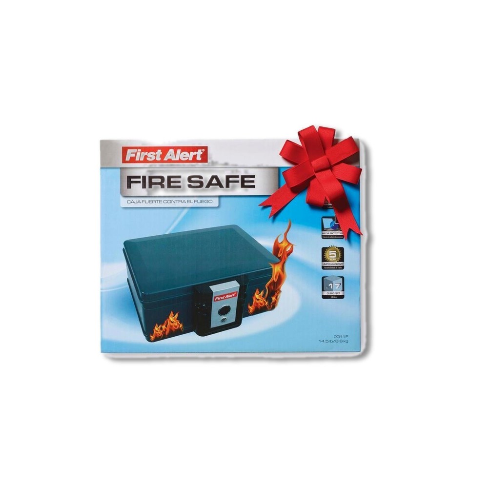 First Alert 0.17 cu ft Key Lock Blue Fireproof Safe 2011F