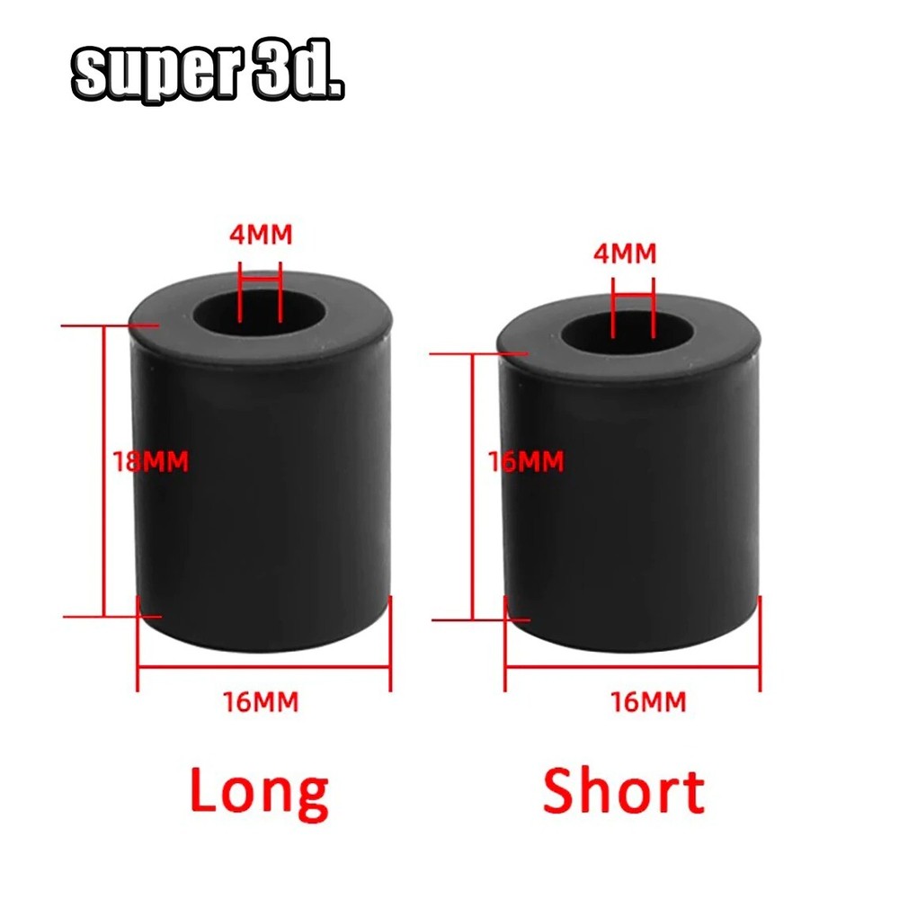 4pcs Hot Bed Leveling Column Silicone Solid Spacer for 3D Printer CR-10 Ender 3