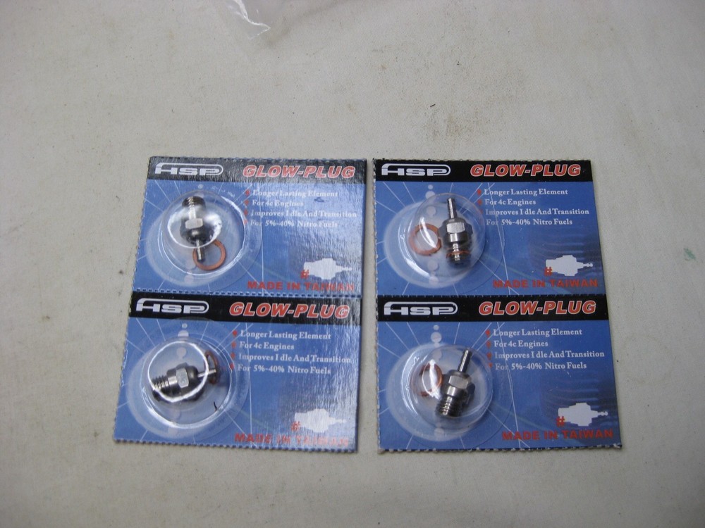 4x HSP GLOW-PLUG glow plug elements nitro fuels element for 4c engines