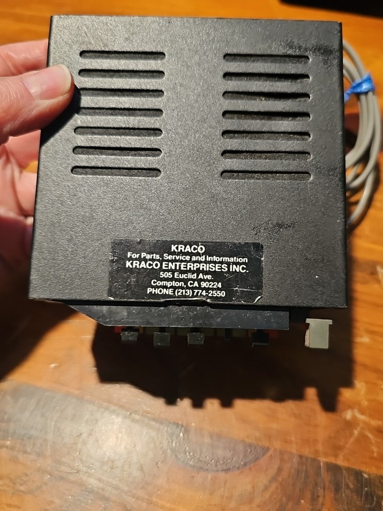 Vintage KRACO KEC-4A Car Audio Equalizer – Modified – Untested – AS IS