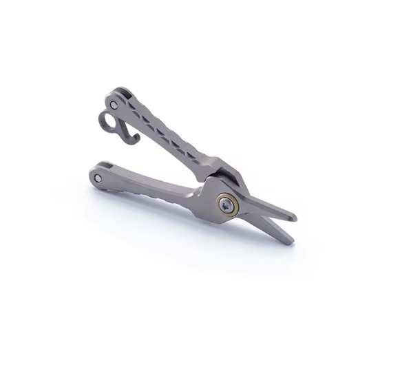 Titanium Mini Scissors Keychain Utility Folding Shears Feather Light Pocket EDC