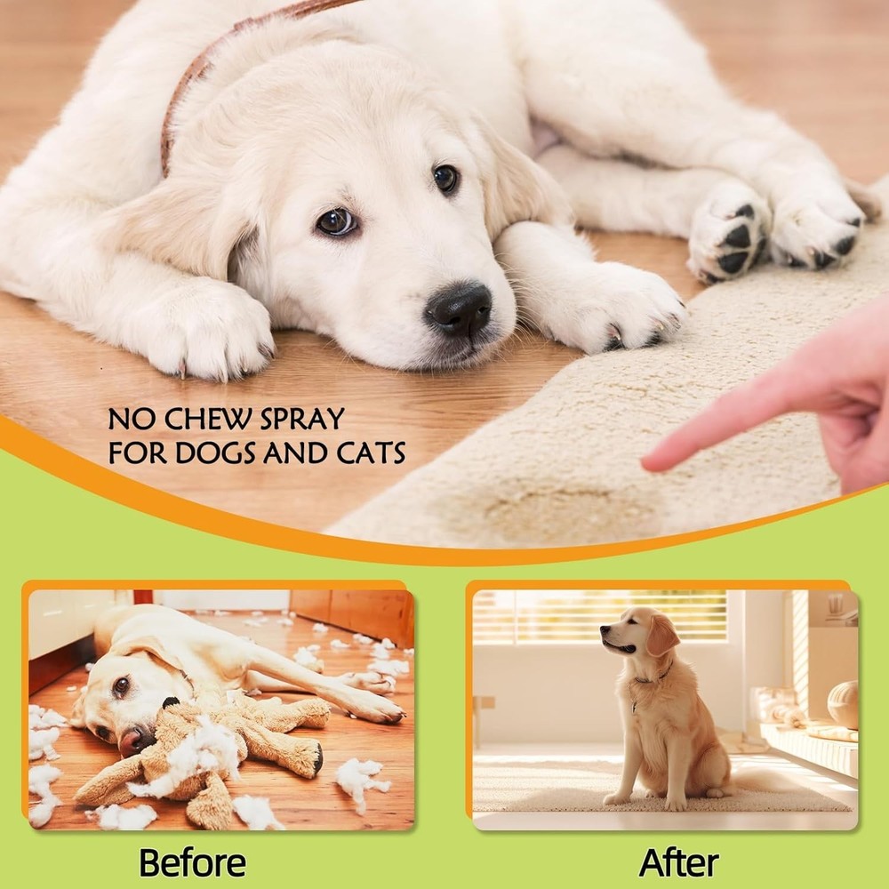 4 oz Cat & Dog Deterrent Spray - Effective Solution for Chewing & Peeing Issues