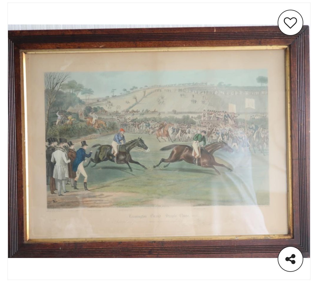 LEANINGTON GRAND STEEPLE CHASE 1837