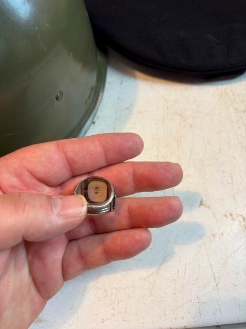 Gram Sterling Silver United States Navy Ring WW 2