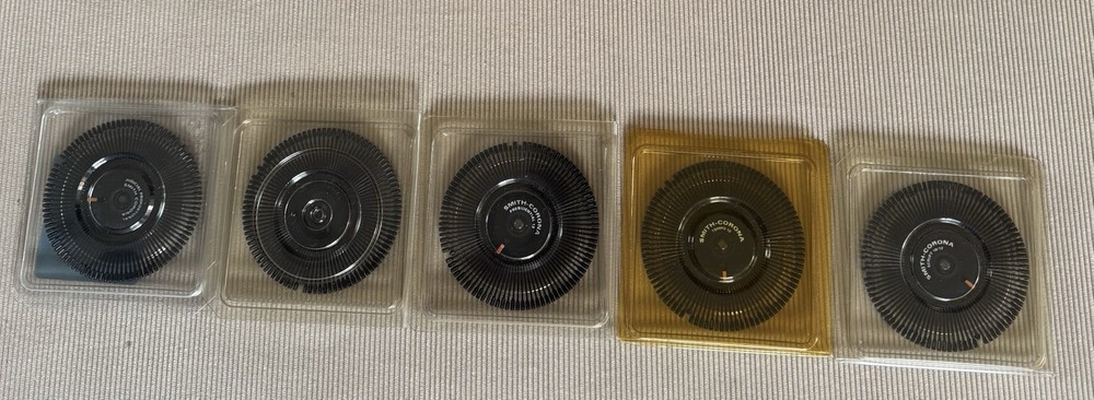 Smith Corona Print wheels (5)