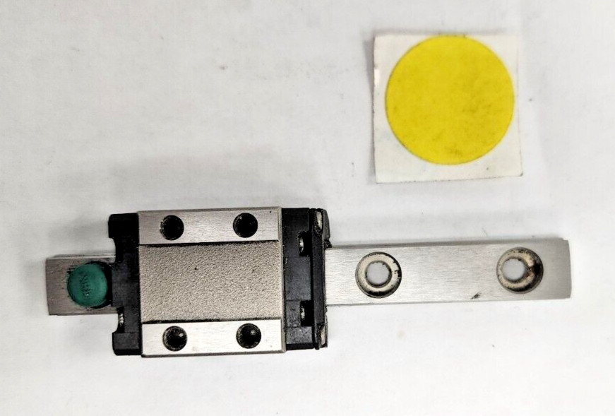 THK LINEAR GUIDE BLOCK SRS9M ON A 74MM RAIL