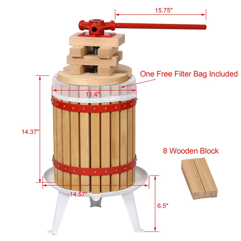 Fruit Wine Press - 4.8Gallon / 18L