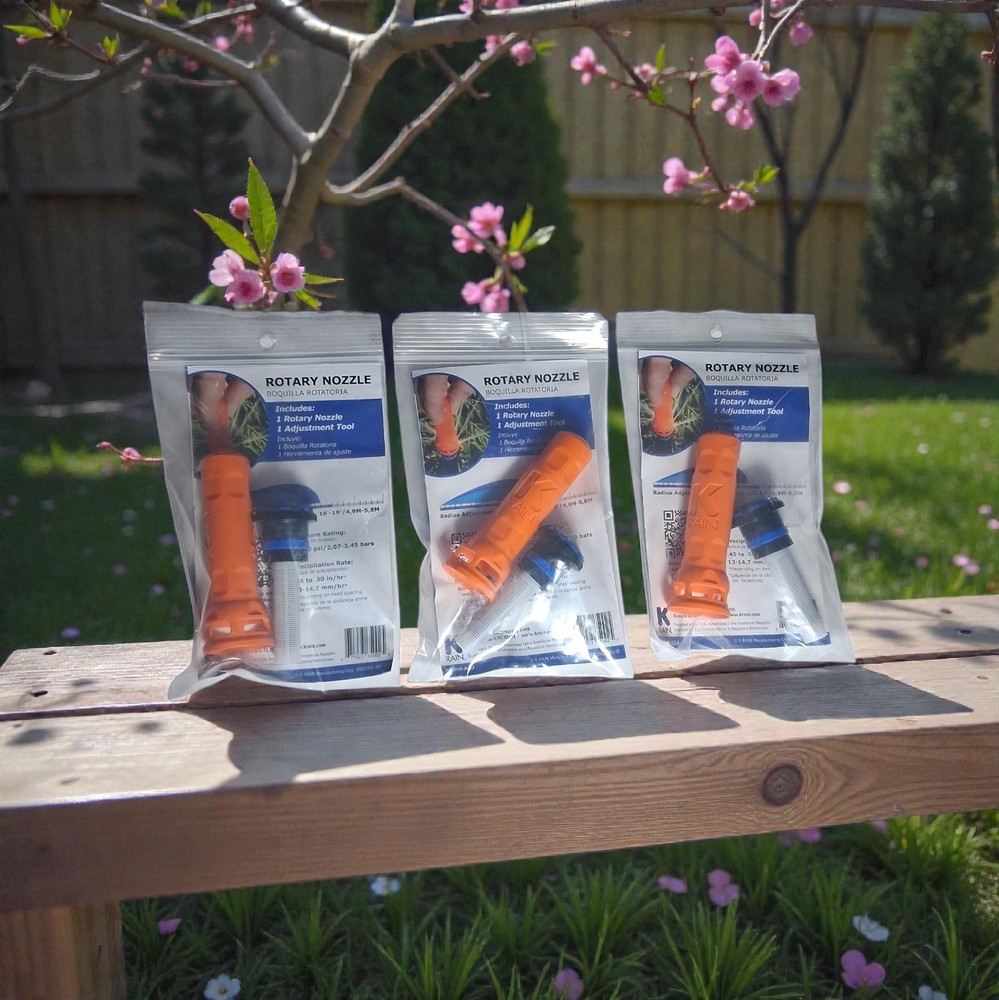 3 Pack K Rain Rotary Nozzle and Adjustment Tool