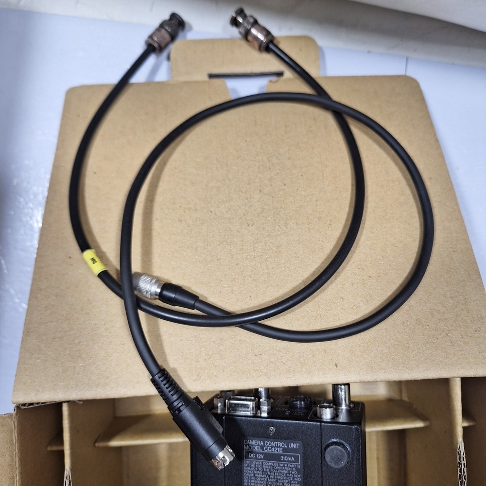 ELMO CC421E CCU Camera Controller/Power Supply, MICRO CAMERA LENS, Cable