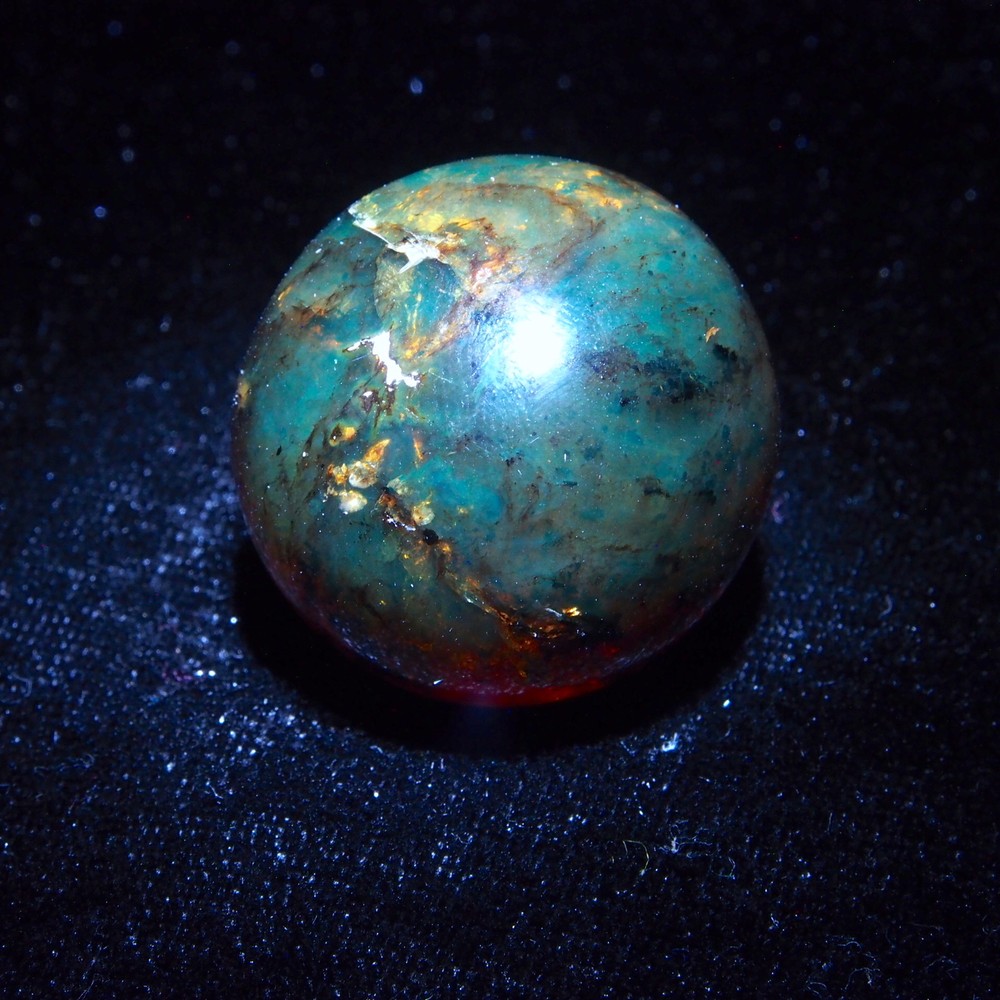 Mexican Amber Sphere 13.2g