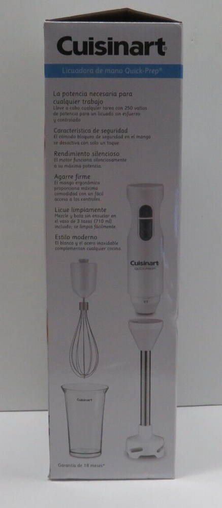 Cuisinart Quick-Prep Single-Speed Hand Blender - White - CHB-60TG