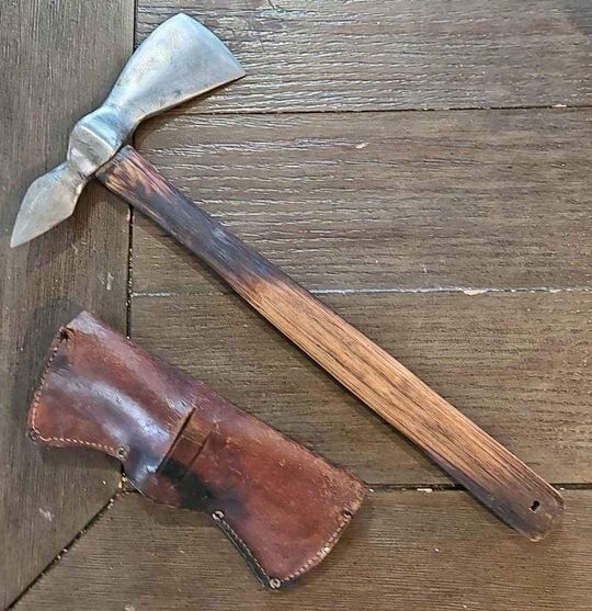SHELDON WELLS WWII HATCHET